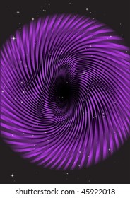 Pink swirl and stars