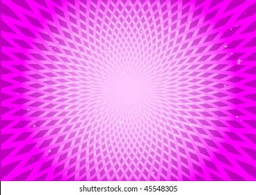 Pink swirled tracks and glitters