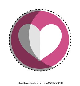 pink symbol heart decorative