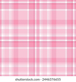 Pink Tartan Pattern Seamless. Sweet Checker Pattern for Shirt Printing, clothes, Dresses, Tablecloths, Blankets, Bedding, Paper, quilt, fabric and Other Textile Products.