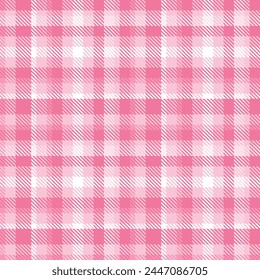 Pink Tartan Pattern Seamless. Sweet Checker Pattern for Shirt Printing, clothes, Dresses, Tablecloths, Blankets, Bedding, Paper, quilt, fabric and Other Textile Products.
