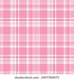 Pink Tartan Pattern Seamless. Sweet Checker Pattern for Shirt Printing, clothes, Dresses, Tablecloths, Blankets, Bedding, Paper, quilt, fabric and Other Textile Products.