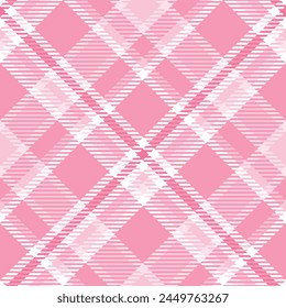 Rosa Schottenmuster nahtlos. Sweet Checker Pattern für Hemddruck, Kleidung, Kleider, Tischdecken, Decken, Bettwäsche, Papier, Steppdecke, Stoff und andere textile Produkte.