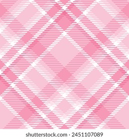 Pink Tartan Pattern Seamless. Sweet Checker Pattern for Shirt Printing, clothes, Dresses, Tablecloths, Blankets, Bedding, Paper, quilt, fabric and Other Textile Products.