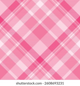 Pink Tartan Pattern Seamless. Sweet Checker Pattern for Shirt Printing,clothes, Dresses, Tablecloths, Blankets, Bedding, Paper,quilt,fabric and Other Textile Products.