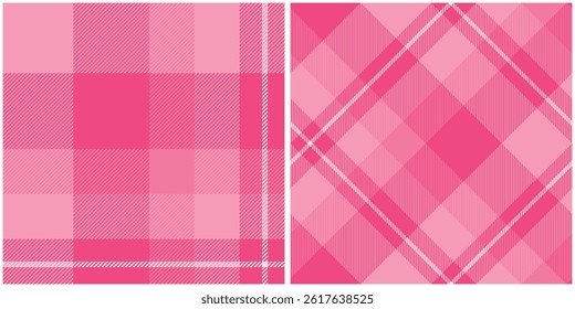 Pink Tartan Pattern Seamless. Sweet Checker Pattern for Shirt Printing,clothes, Dresses, Tablecloths, Blankets, Bedding, Paper,quilt,fabric and Other Textile Products.