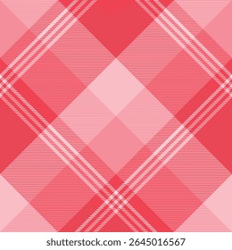 Patrón de tartán rosa sin costuras. Patrón de damas dulces para la impresión de camisas, ropa, vestidos, manteles, mantas, ropa de cama, papel, edredones, tela y otros Productos textiles.