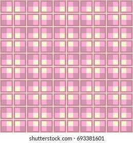 Pink Tartan Plaid Pattern Design. 