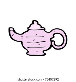 pink teapot cartoon