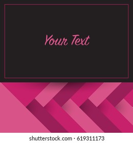 Pink template design