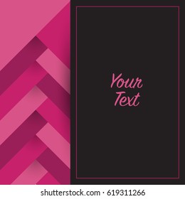 Pink template design