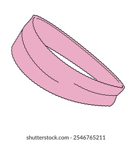 pink tennis headband, tie band