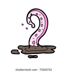 pink tentacle cartoon