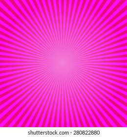 Pink Texture Background With Sunburst