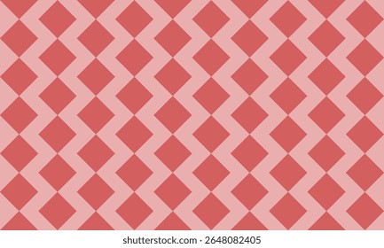 Textura rosa, dois tons diamante xadrez repita padrão, imagem repleta, design para impressão de tecido, cruz símbolo, hexágono com ziguezague linha vertical 