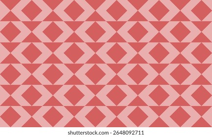 Textura rosa, dois tons diamante xadrez repita padrão, imagem repleta, design para impressão de tecido, cruz símbolo com ziguezague linha vertical