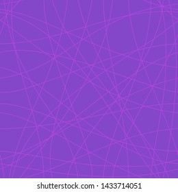 pink thin endless lines on violet. bright elegant seamless pattern