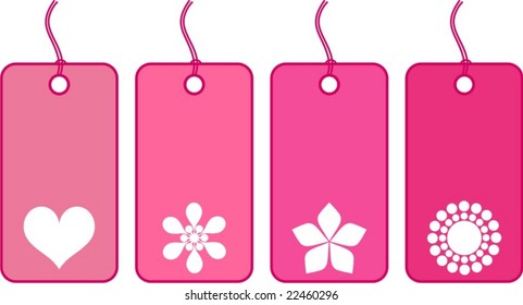 Pink tickets VECTOR