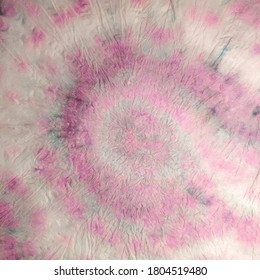 Pink Tie Dye. Vector Tie Dye Round. Gray Pink Swirl Background. Vector Dyed Print. Hippie Tye Dye Batik. Fabric Tie Die Pattern. White Rainbow Texture. Tie Dye Hippie. Vector Dyed Spiral Background