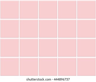 pink tile mock up