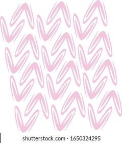 pink tire or fish tale abstract geometric pattern