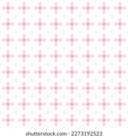 Pink tone squares arranged look like a flower in pattern and background