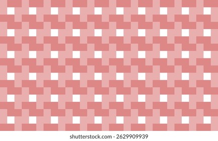 Roze tonenstrips en rasterkruis met herhaal naadloze stijl, compleet beeldontwerp voor stoffen afdrukken of behang, shirt print patroon, turbine patchwork