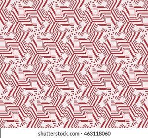 Pink tones. Geometric pattern as seamless vector illustration. For the interior design, printing, textile industry.
