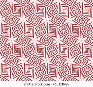 Pink tones. Geometric pattern as seamless vector illustration. For the interior design, printing, textile industry.