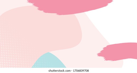 Pink tosca brush liquid wave cuve abstract presentation background. Vector illustration for corporate, business, anniversary, celebration, wedding, and beauty contest