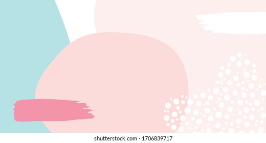 Fondo de presentación abstracto con el cepillo de rosa tosca líquido ondulado. Ilustración vectorial para concurso corporativo, de negocios, aniversario, celebración, boda y belleza