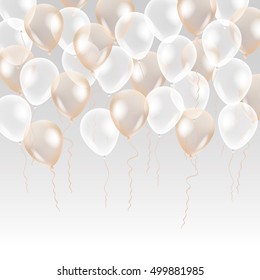 Pink transparent balloon on background. Frosted party balloons for event design. Balloons isolated in the air. Party decorations for birthday, anniversary, celebration. Shine transparent balloon.