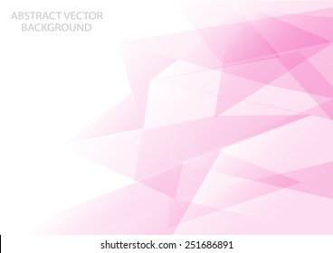 Pink Triangle Background 