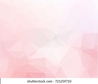 Pink triangle background design. Geometric background in Origami style with gradient.