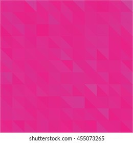 Pink triangle grid abstract background