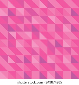 Pink triangle pattern