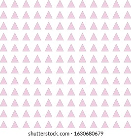pink triangle shapes on a white background