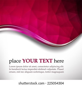 Pink triangles background