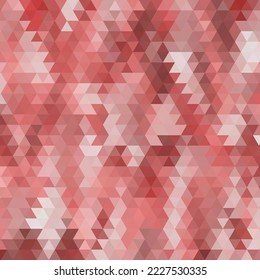 Pink triangular background in polygonal style. Vector template for presentations, advertisements, brochures, banners and more.