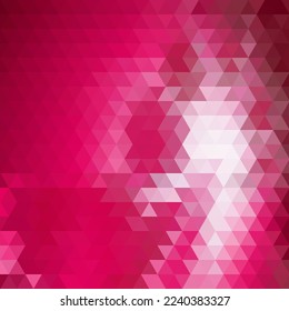 
Pink triangular background in polygonal style. Vector background. Presentation template. Layout for advertising.
