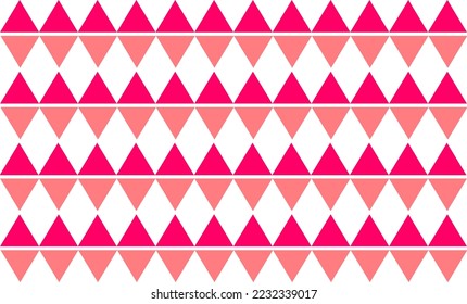 pink tringle repeat pattern in seamless style illustration image