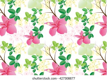 pink tropical flower background.