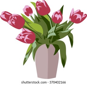 pink tulips