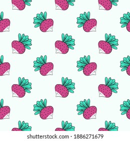 Pérdida rosa , patrón sin fisuras en un fondo blanco.