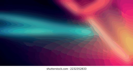 pink turquoise blue contour effect neon gradient tone topography diagonal lines wall mural blurred abstract horizontal backdrop