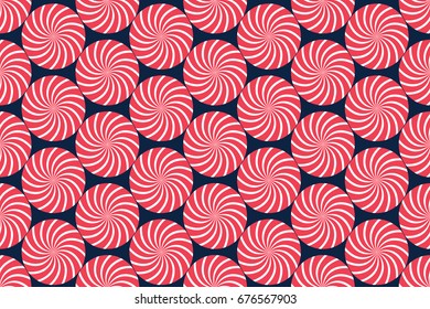 Pink twist swirl pattern