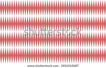 Pink two tone white and pink diamond strip repeat pattern, replete image, block design for fabric printing