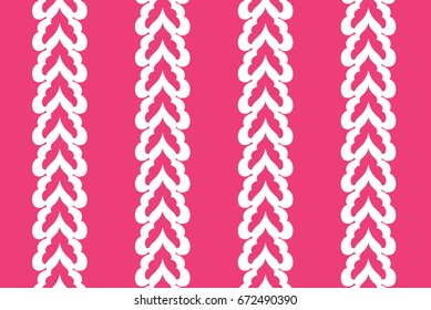 Pink tyre trail pattern
