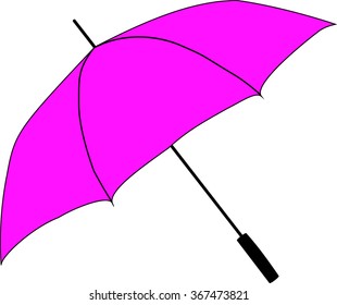 pink umbrella