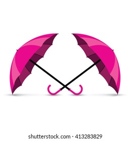 pink umbrella